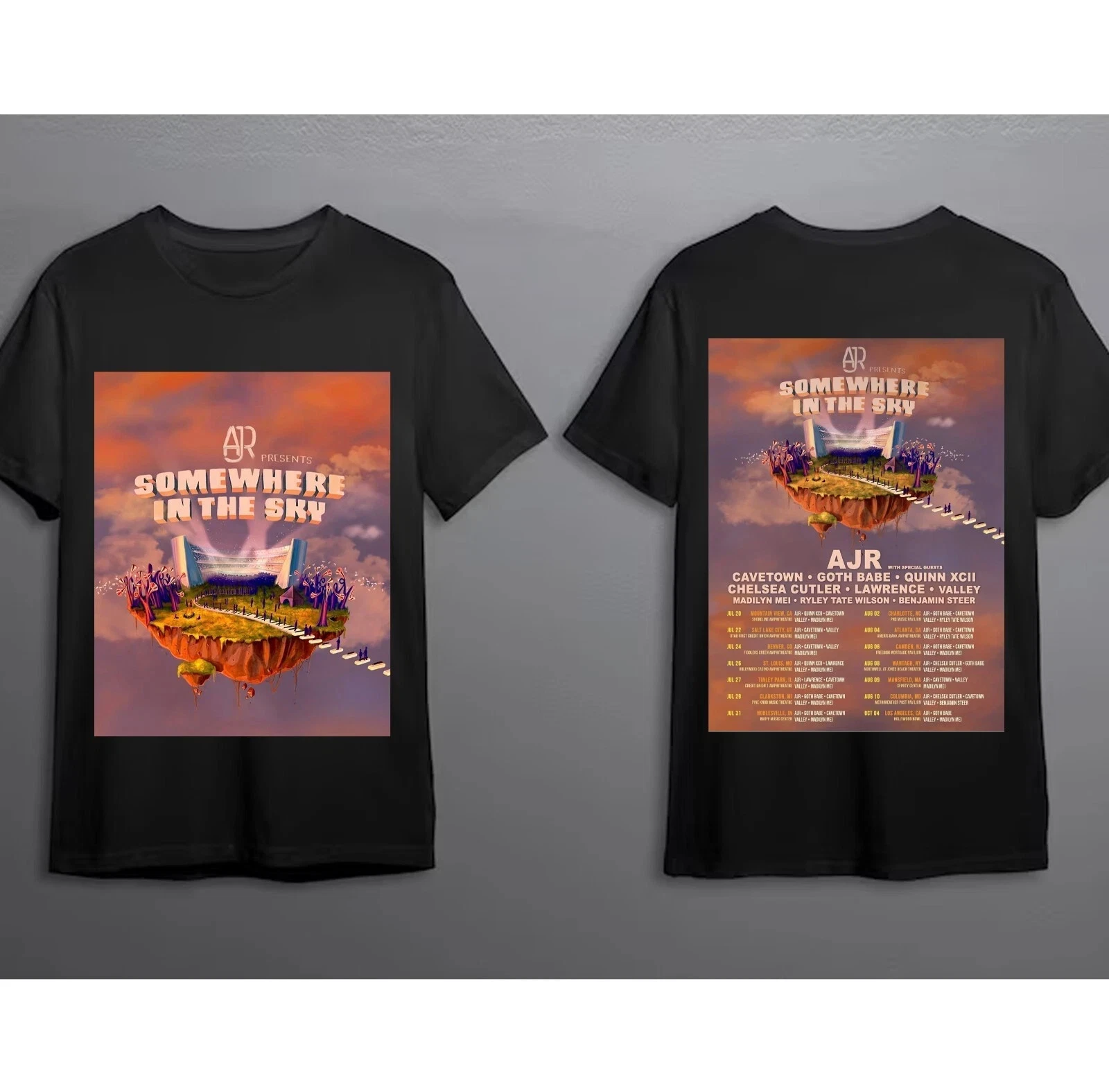 Ajr Somewhere In The Sky Tour 2025 Shirt