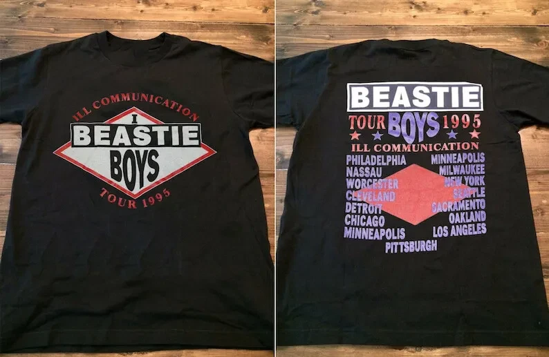 Vintage 1995 Beastie Boys Ill Communication Tour T-Shirt