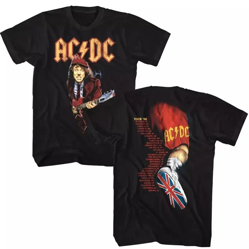 Ac Dc Mens Classic Rock Shirt S-234Xl Gift Family Black