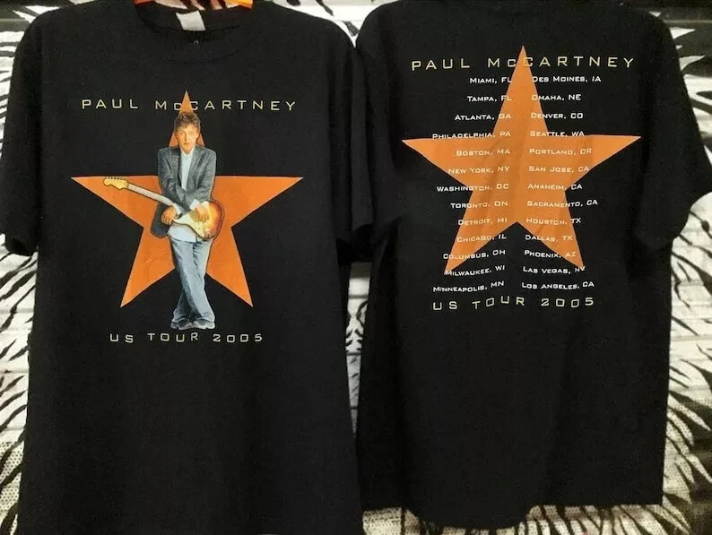 Paul Mccartney 2005 Us Concert Tour T-Shirt