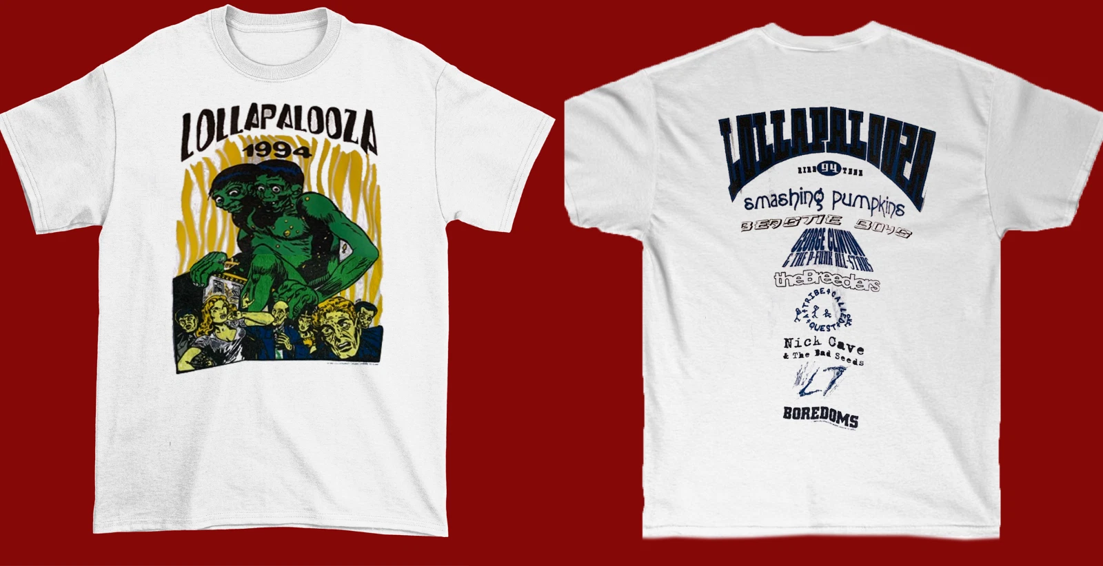 Lollapalooza 1991 Unisex Black Shirt