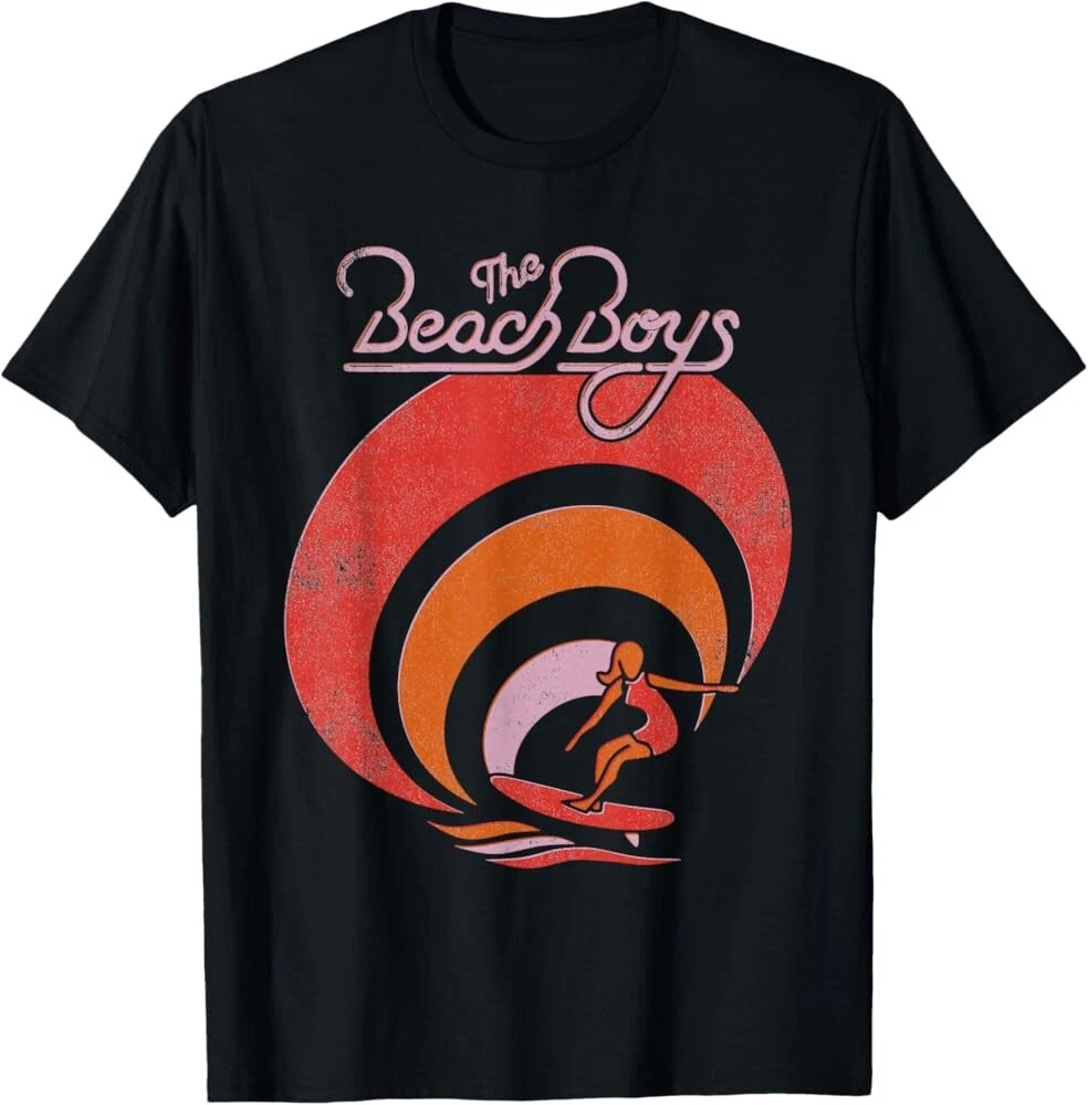 The Beach Boys Black Cotton All Size Gift For Fans T-Shirt