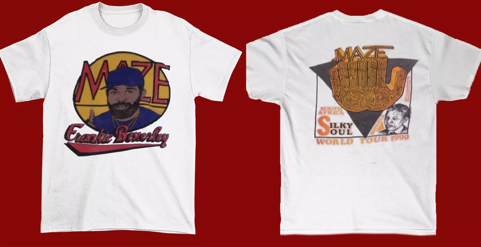 Rare 1990 Frankie Beverly And Maze South All Size Shirt