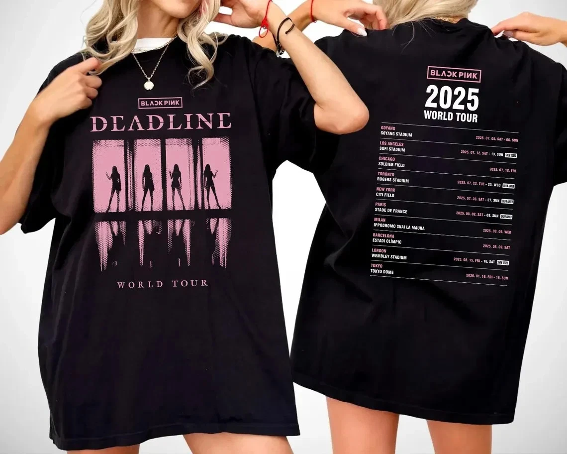2025 Blackpink Deadline World Tour T-Shirt, Blackpink 2025 Concert Blink Shirt