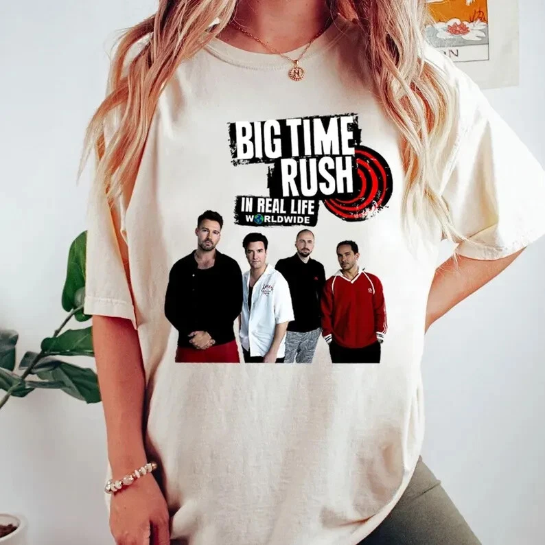 Big Time Rush In Real Life Worldwide Tour 2025 Shirt