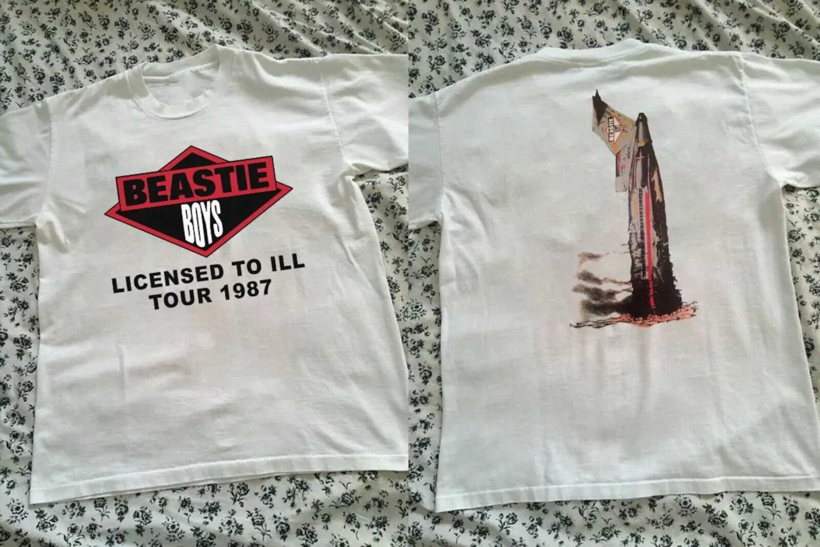 Vintage 1987 Beastie Boys Licensed To Ill Tour Shirt