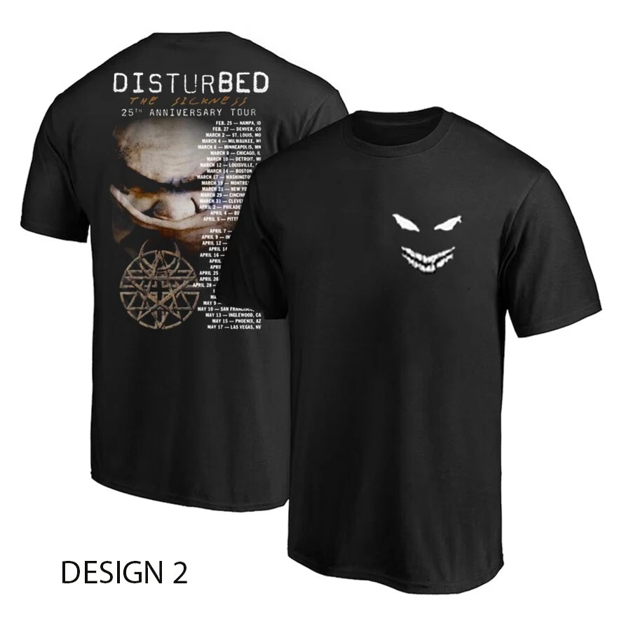 2025 Disturbed 25Th Anniversary The Sickness Tour T-Shirt