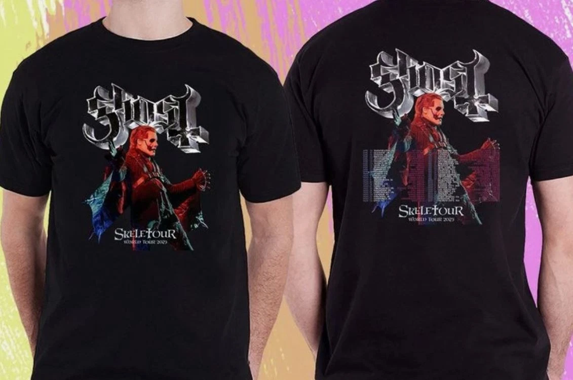 Ghost Band Skeletour World Tour 2025 Shirt