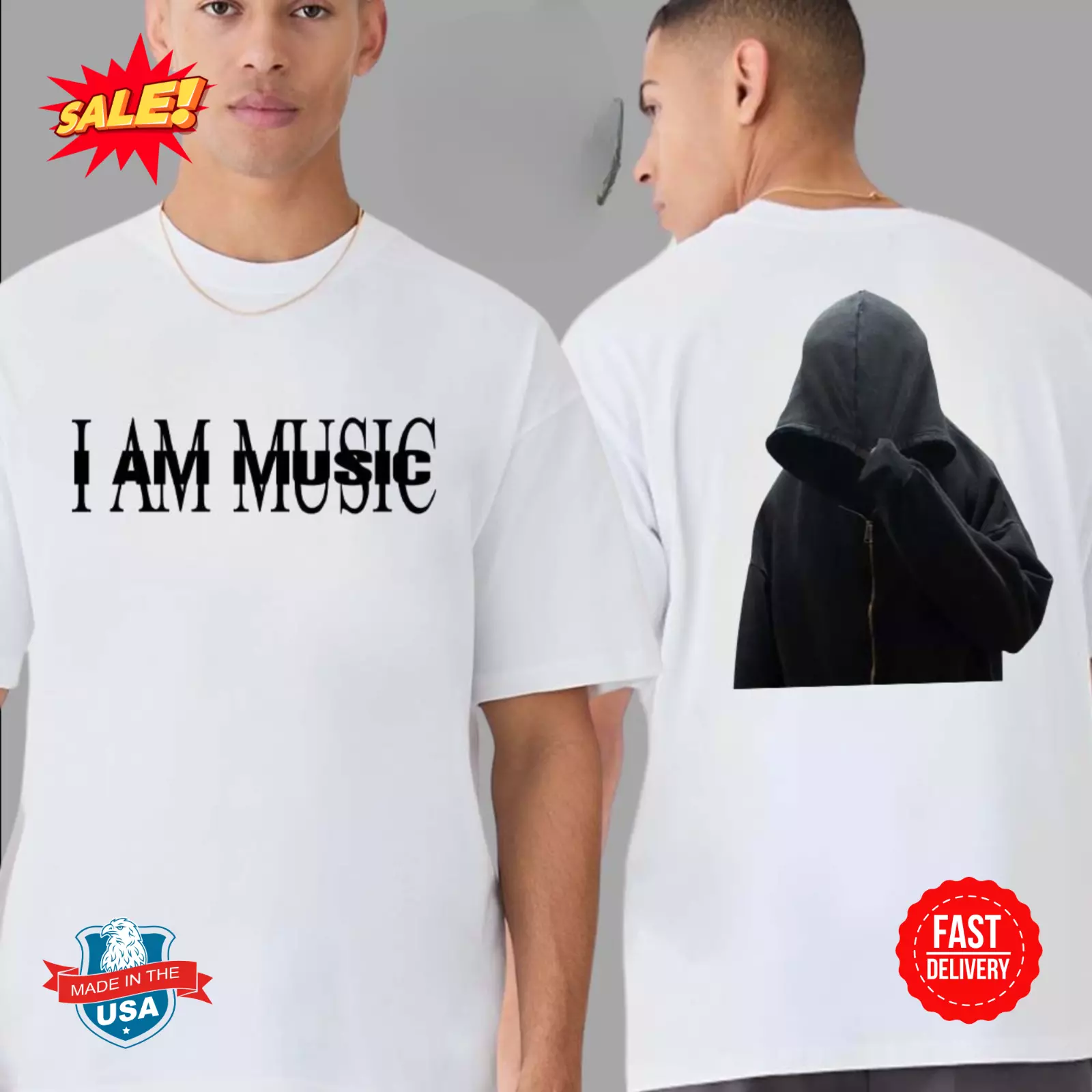 Playboi Carti I Am Music New Album On March 14 2025 Two Sides T-Shirt