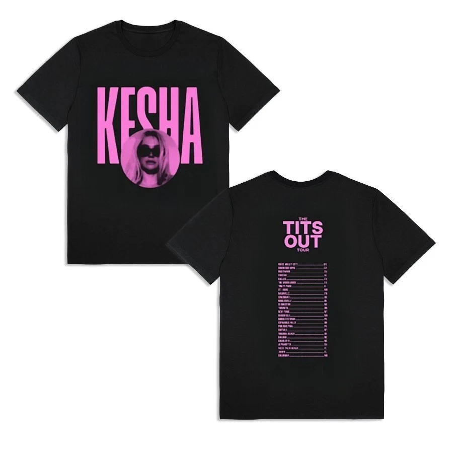 Kesha The Tits Out Tour 2025 Concert 2025 Fan Gift T-Shirt