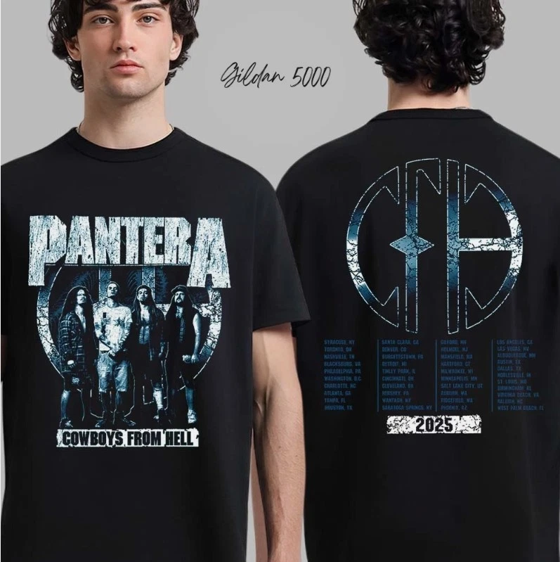 The Heavies Tour Of The Summer 2025 Cowboys From Hell Two Sided T-Shirt