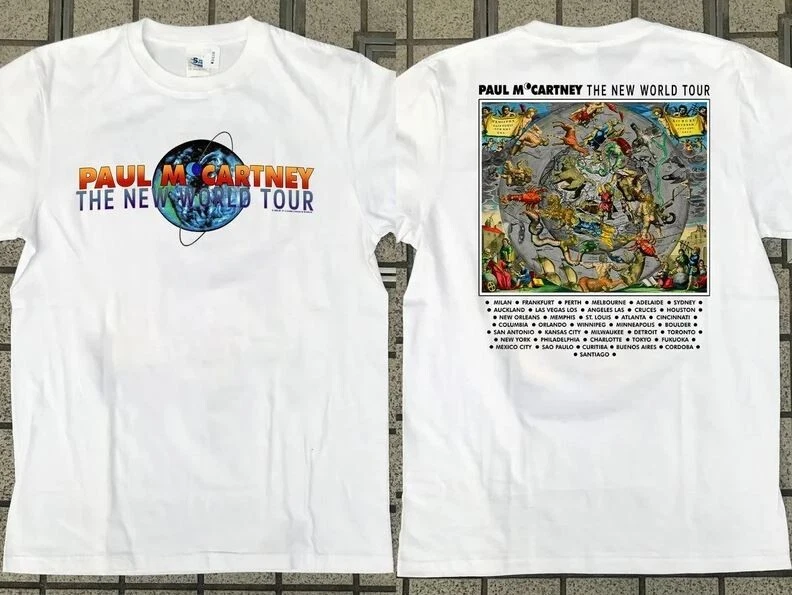 Paul Mccartney The New World Tour 1993 T-Shirt