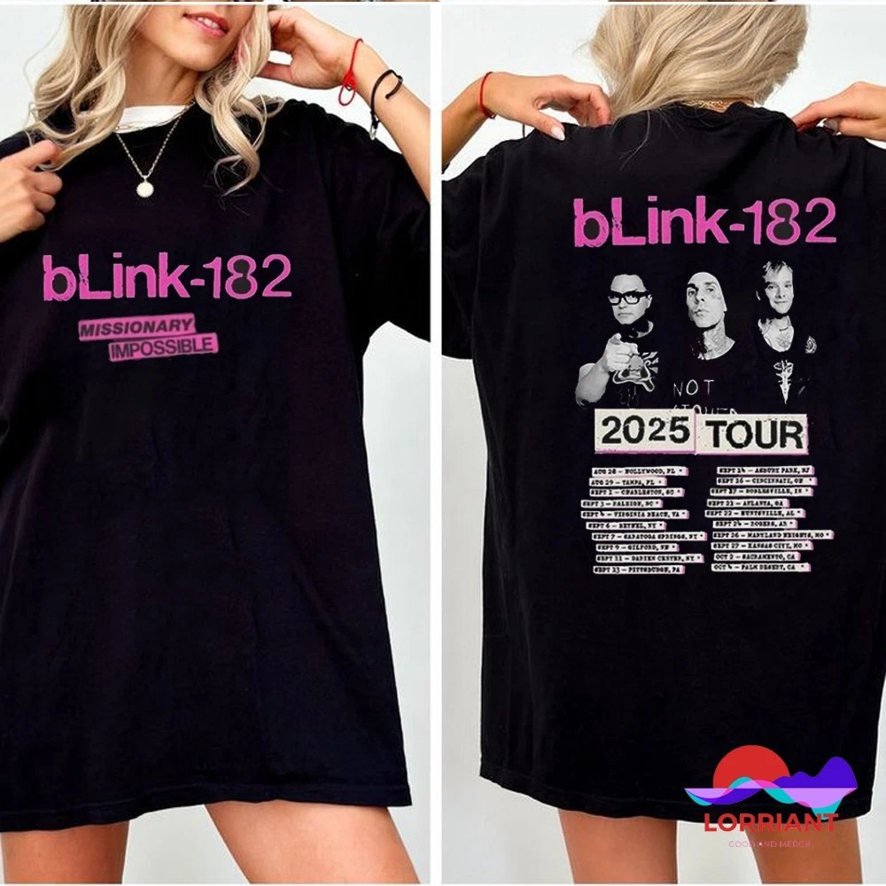 Blink 182 Missionary Impossible Tour Shirt