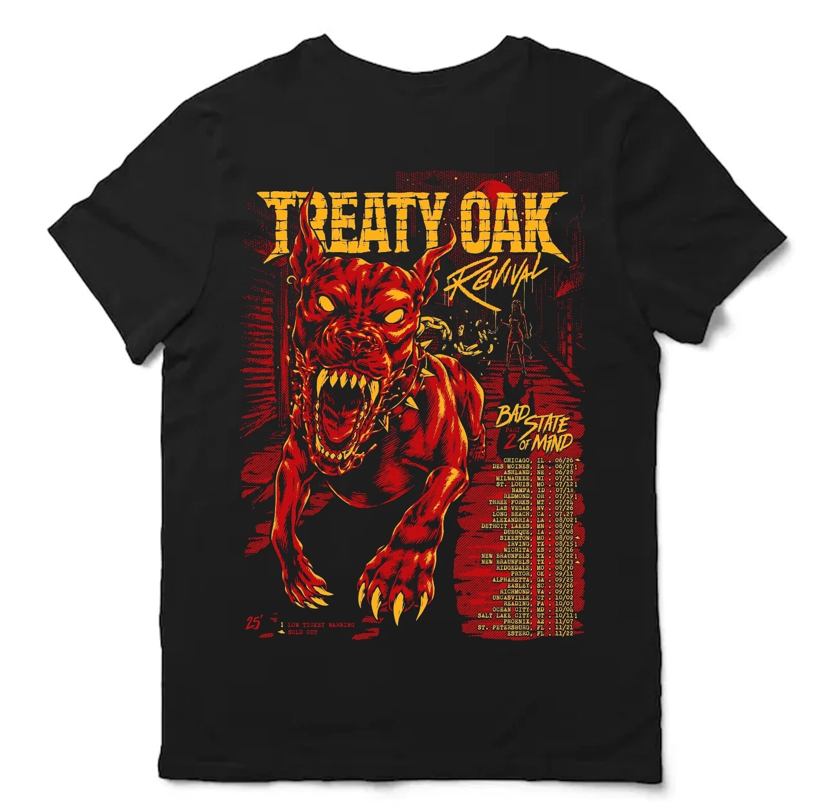 Treaty Oak Revival Announces The Bad State Of Mind Part 2 Tour 2025 Shirt