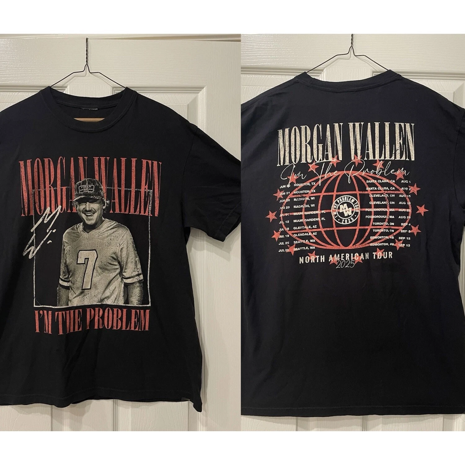 Morgan Wallen IM The Problem 2025 Tour Official Merch Shirt