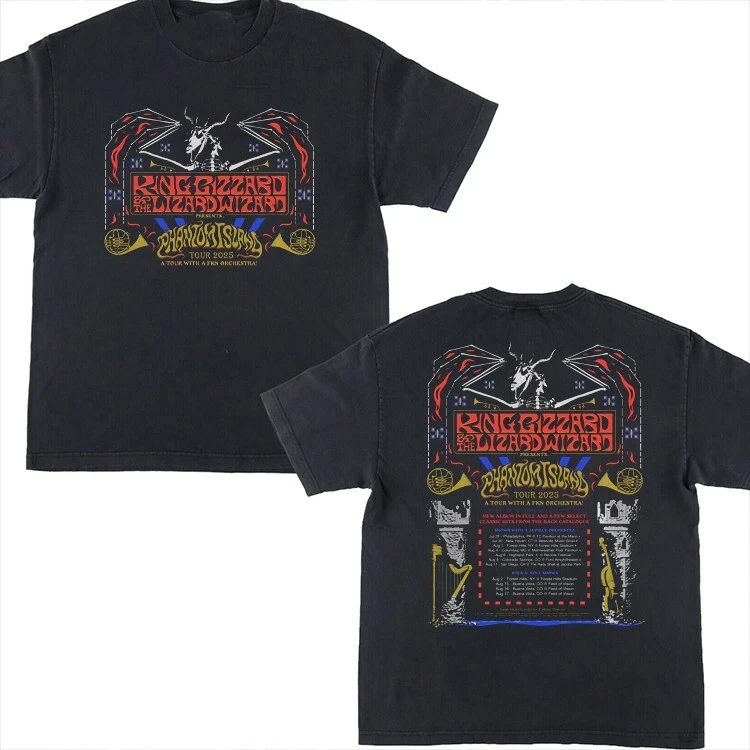 King Gizzard And The Lizard Wizard 2025 Tour Unisex Shirt