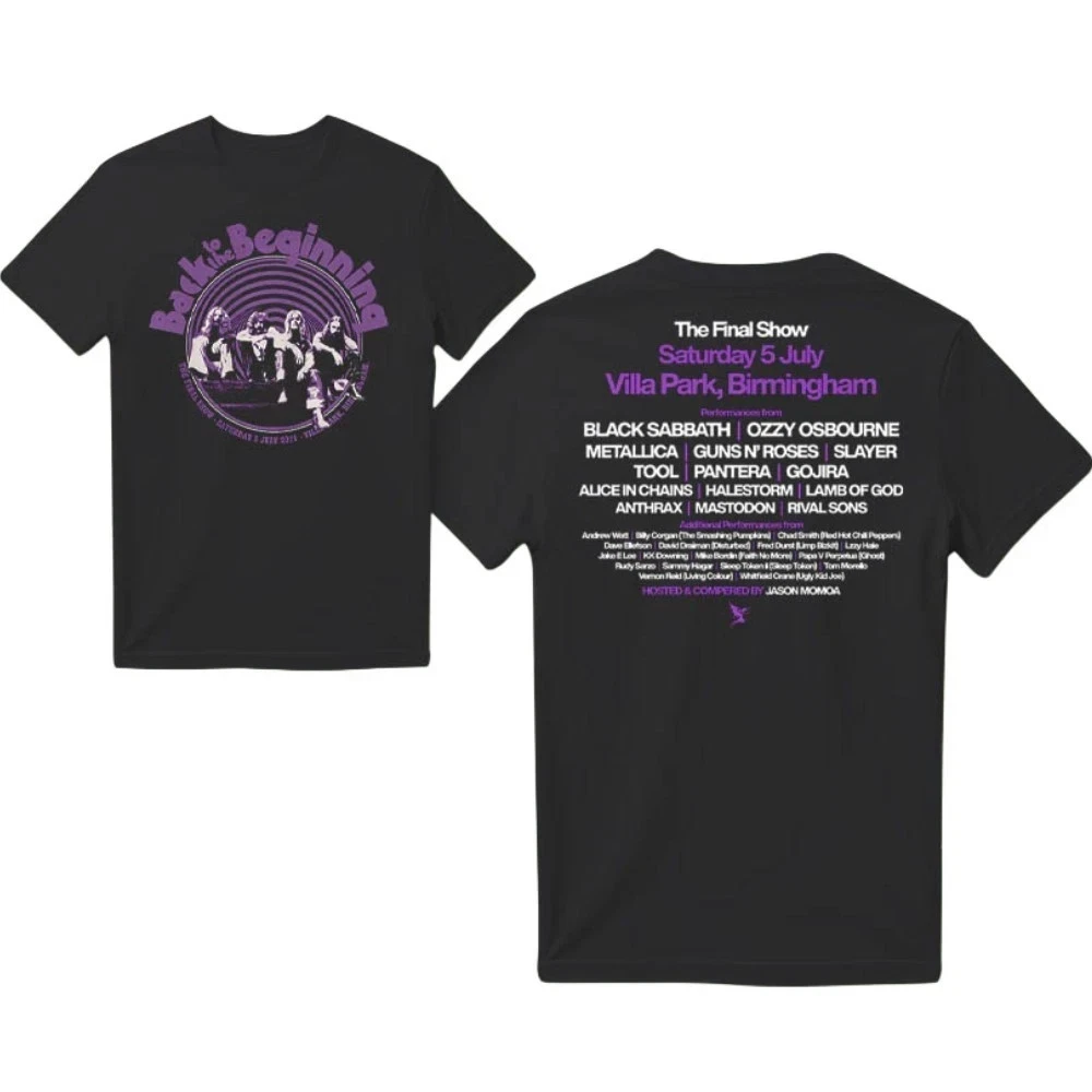 Ozzy Osbourne & Black Sabbath Back To The Beginning Tour T-Shirt