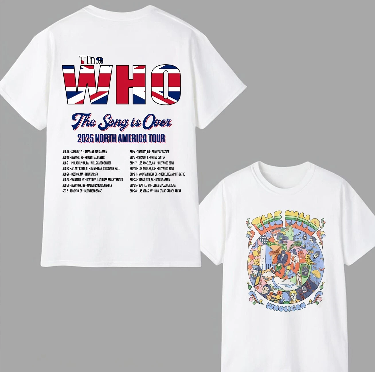 The Who Concert Tour 2025 Shirt