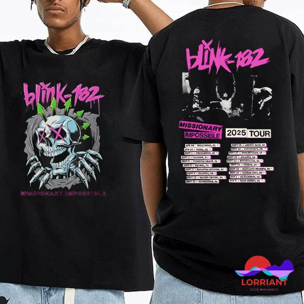 Blink 182 2025 Tour 2 Sided Shirt