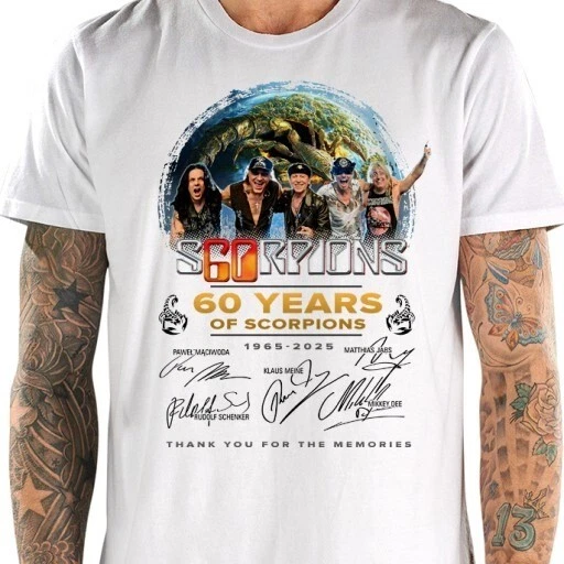 Scorpions 60 Years Tour 2025 Unisex Unisex Shirt