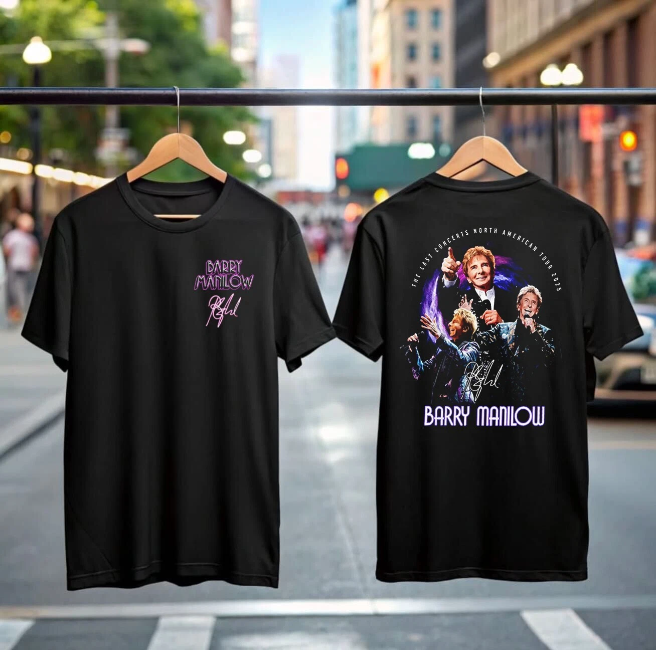 Barry Manilow The Last Concerts 2025 Tour All Size Shirt