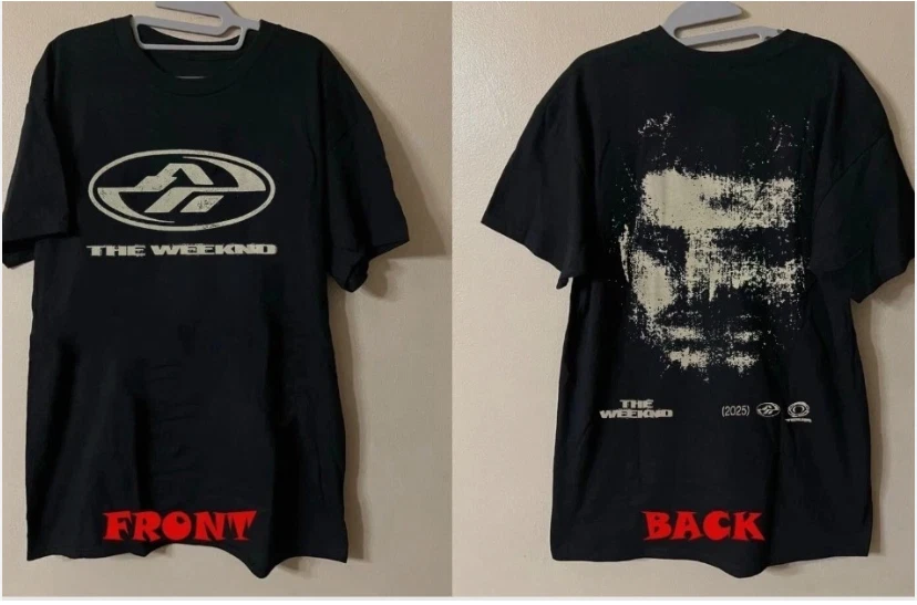 The Weeknd Australian Tour Merch T-Shirt 2025
