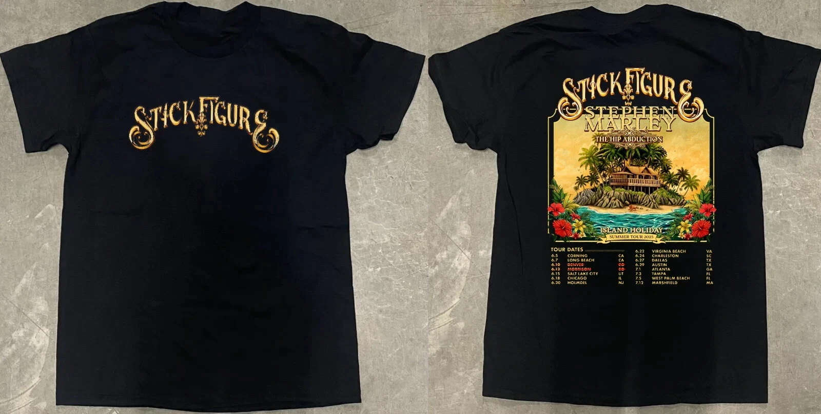 Stick Figure Band 2025 Tour Dates Shirt