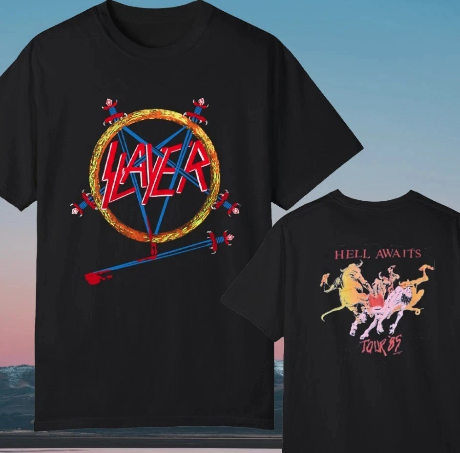 1985 Slayer Hell Awaits Tour T-Shirt