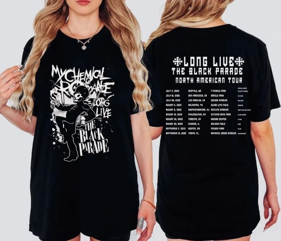My Chemical Romance The Black Parade 2025 North American Stadium Tour T-Shirt