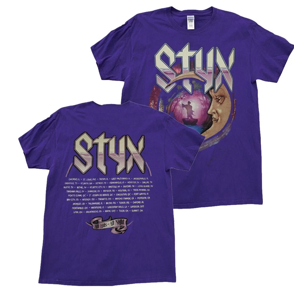 Rare Styx Concert-Tour-Purple Tshirt