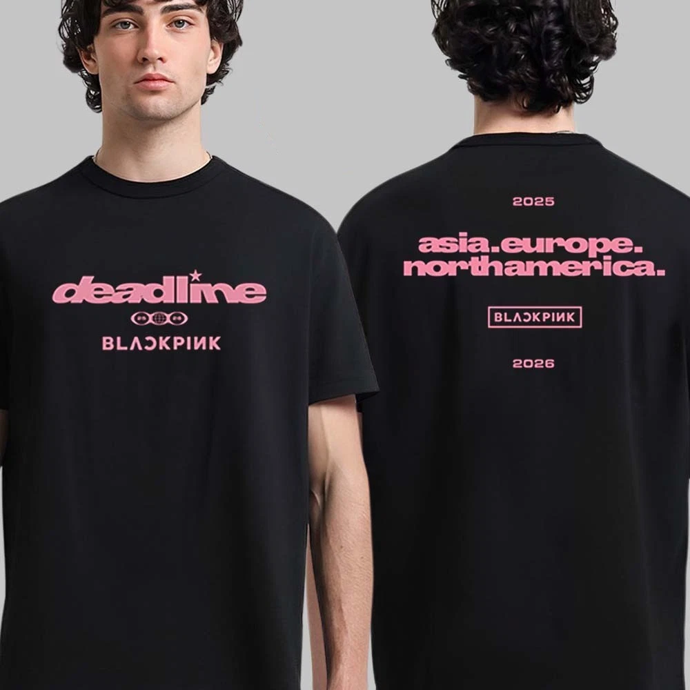 Blackpink Deadline World Tour 2025 2026 Continent Logo Shirt