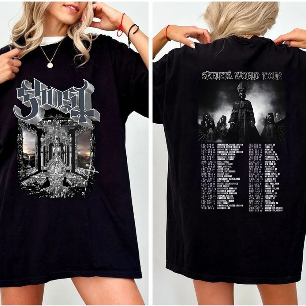 Ghost Band Skeleta World Tour 2025 Shirt
