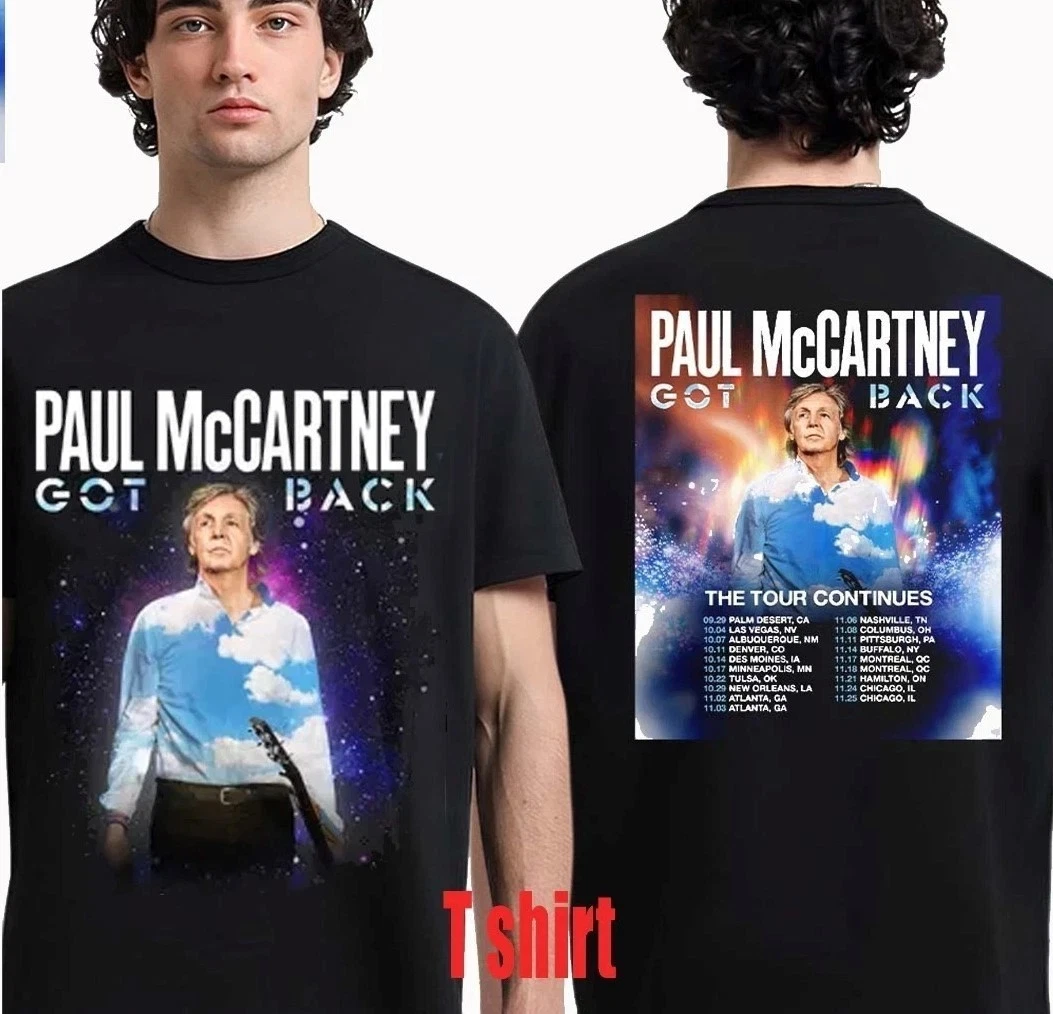 Paul Mccartney Got Back Tour 2025 North America T-Shirt