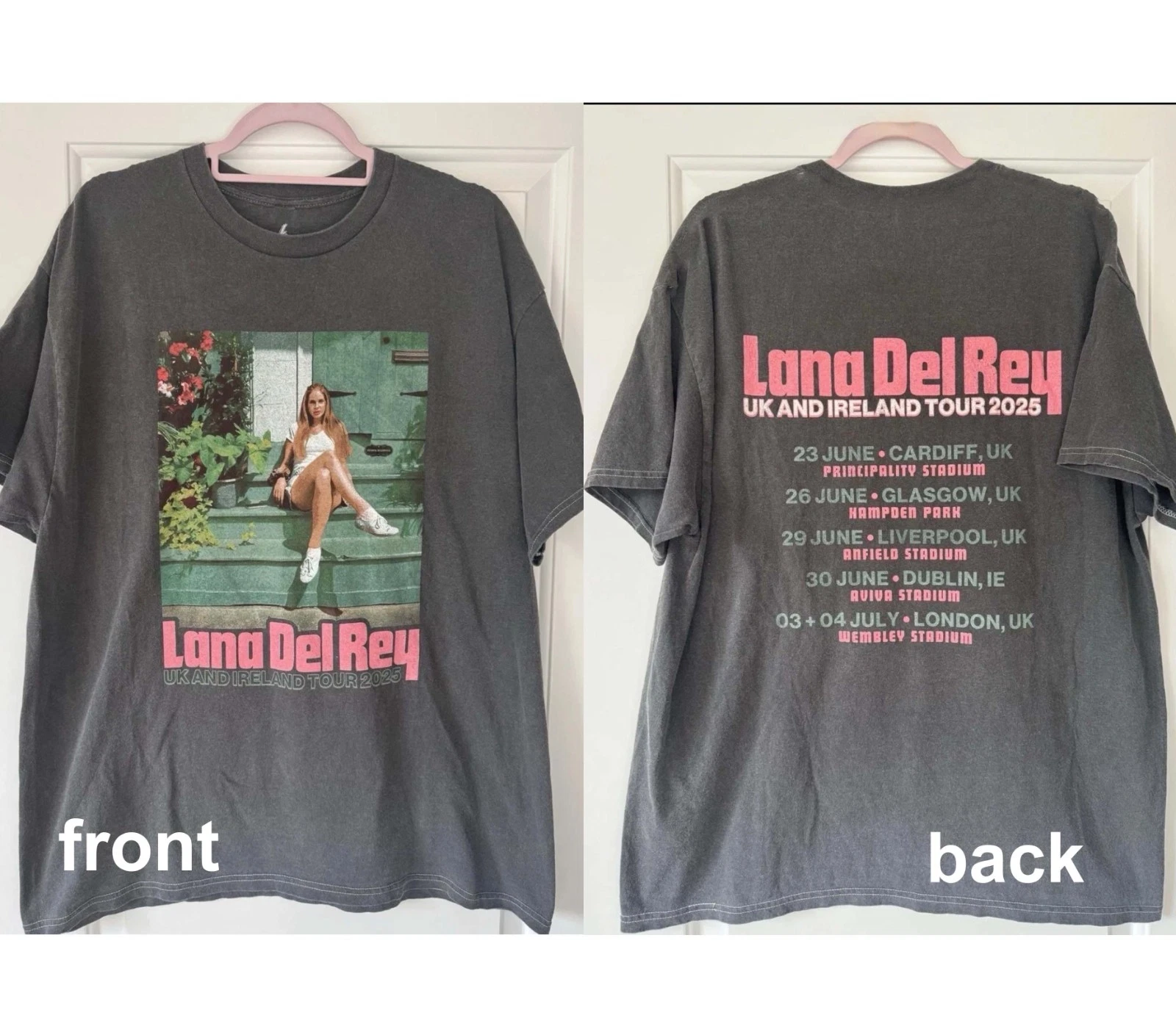 2025 Lana Del Rey Uk Tour London Show Reprint Shirt