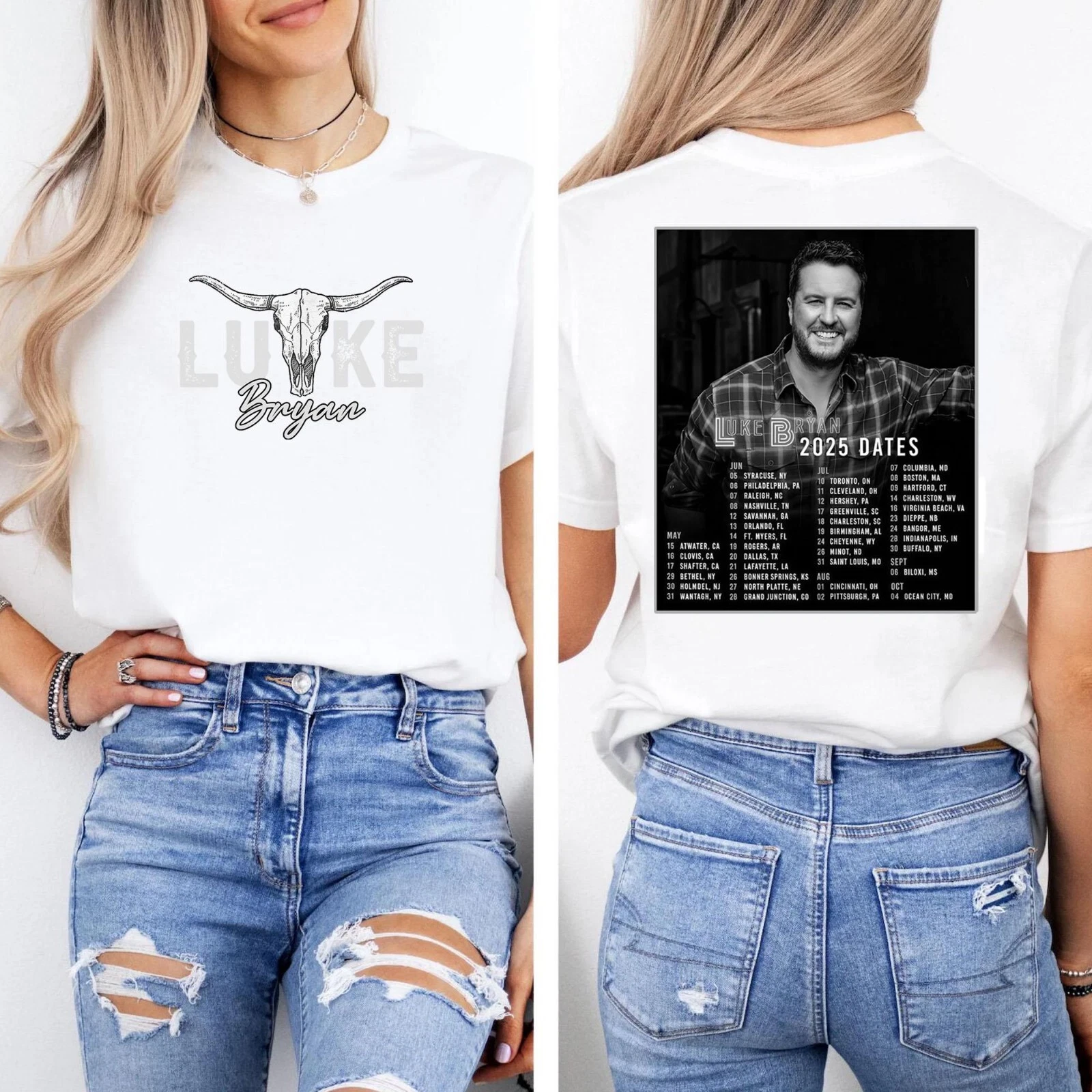 Luke Bryan Country Song Came On Tour 2025 T-Shirt