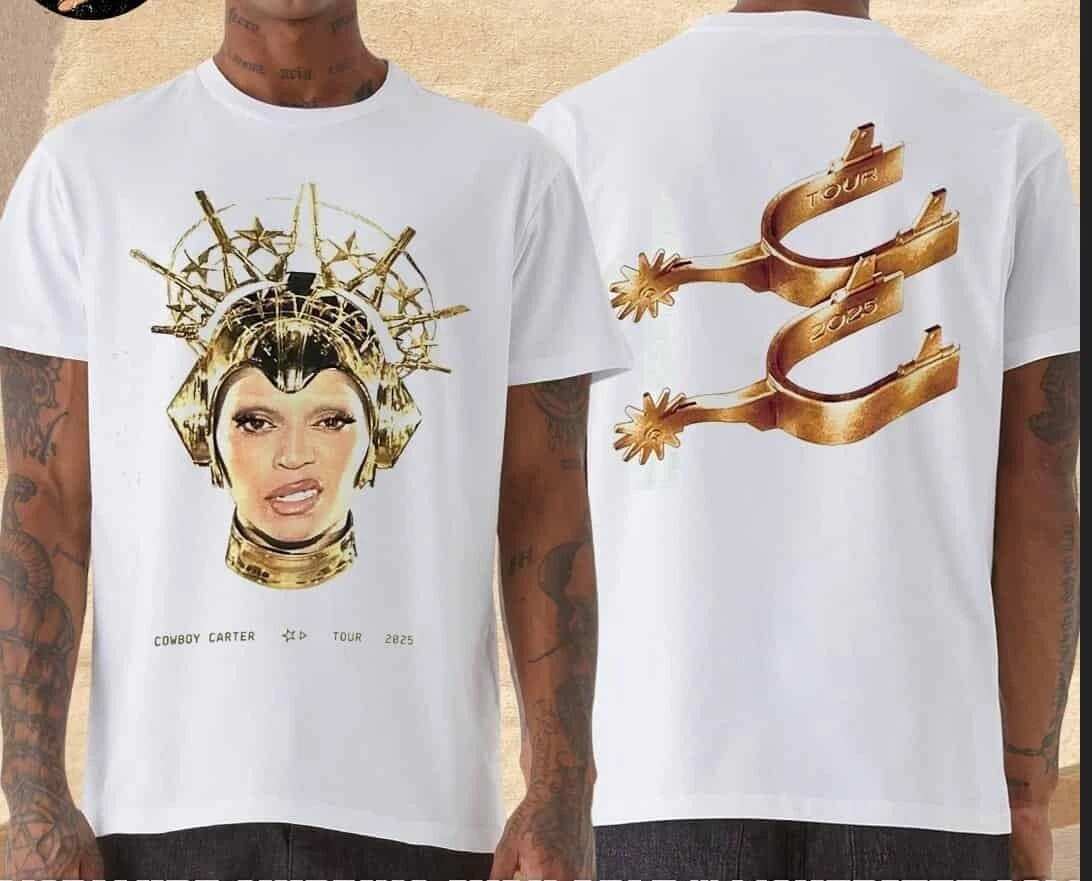 Beyonce Cowboy Carter Tour 2025 Spur Merchandise T-Shirt