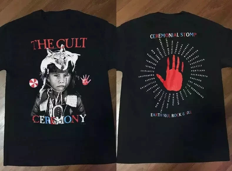 The Cult Ceremonial Stomp Tour Concert 1991 Shirt