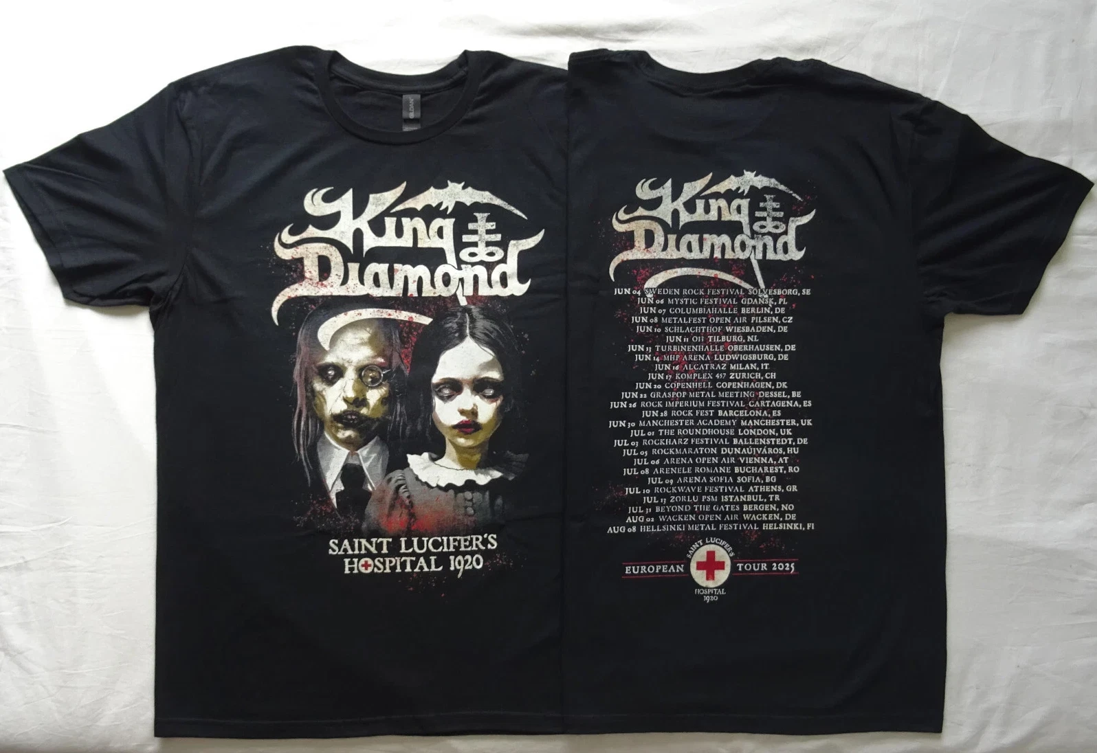 King Diamond Saint Lucifer'S 1920 European Tour 2025 Shirt