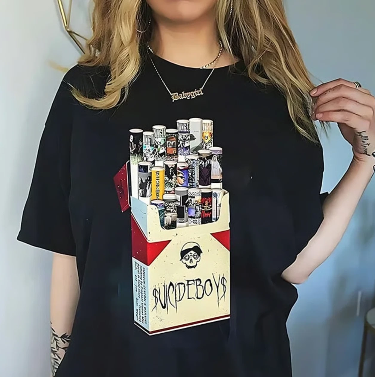 Vintage Suicideboys Cigarette Album Shirt