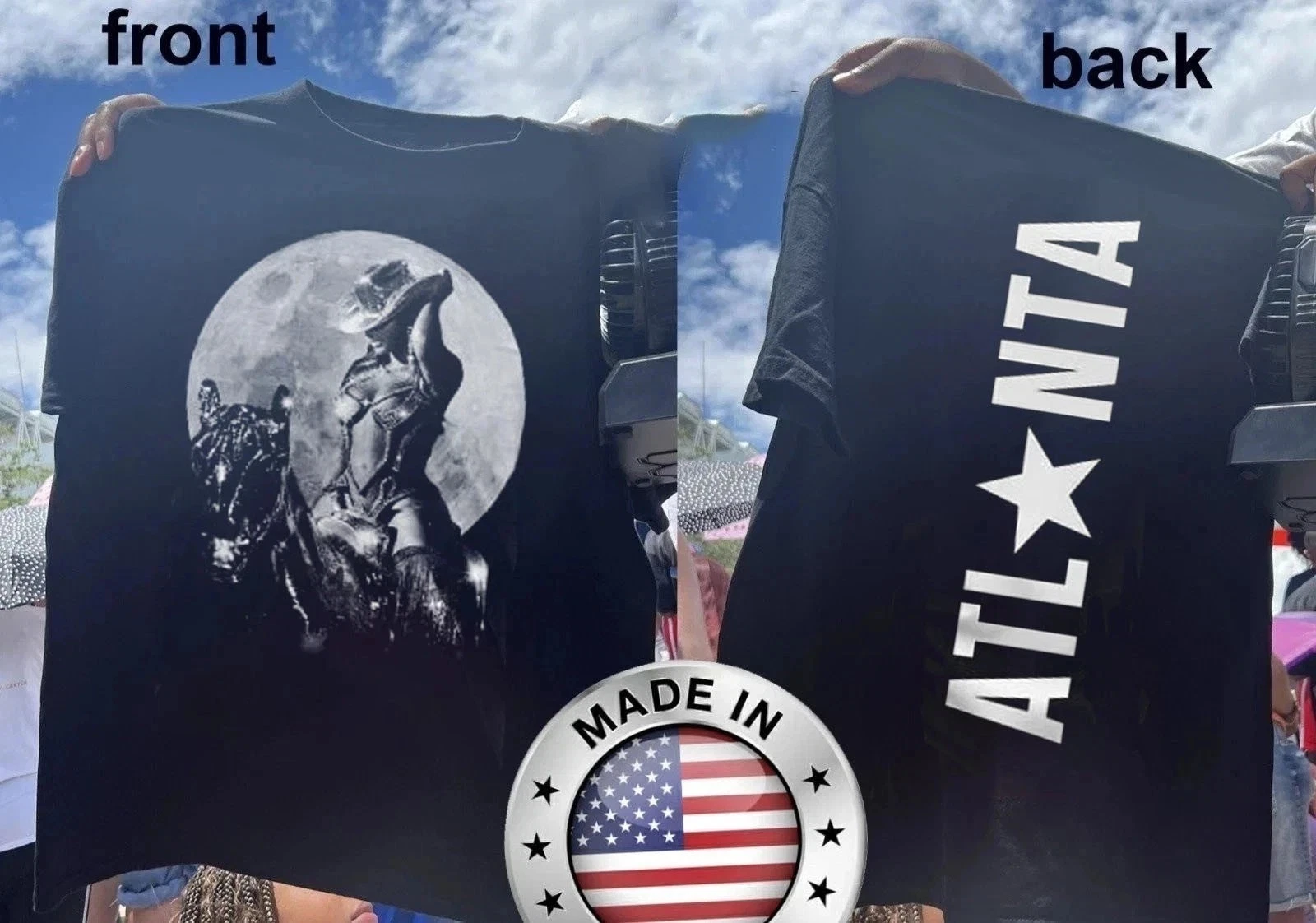 Beyonce Cowboy Carter Tour Atlanta 2025 Unisex T-Shirt Reprint