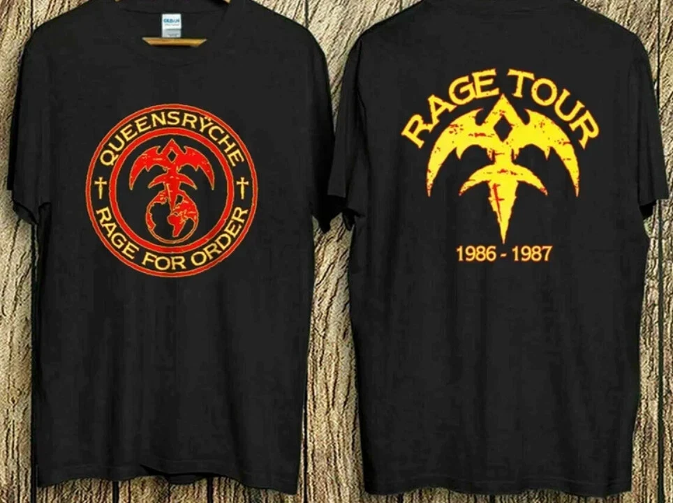Vintage Queensryche Rage For Order Concert Tour T-Shirt