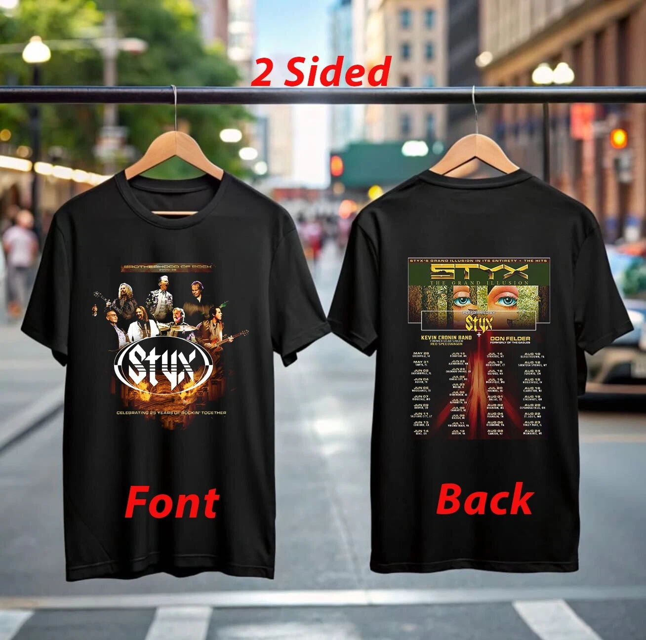 Styx The Grand Illusion Tour 2025 T-Shirt