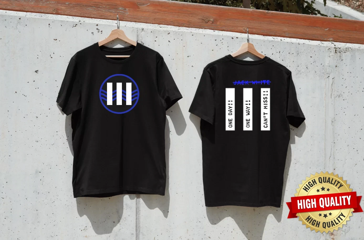 Jack White 2 Sides Tour 2025 Shirt Black Unisex