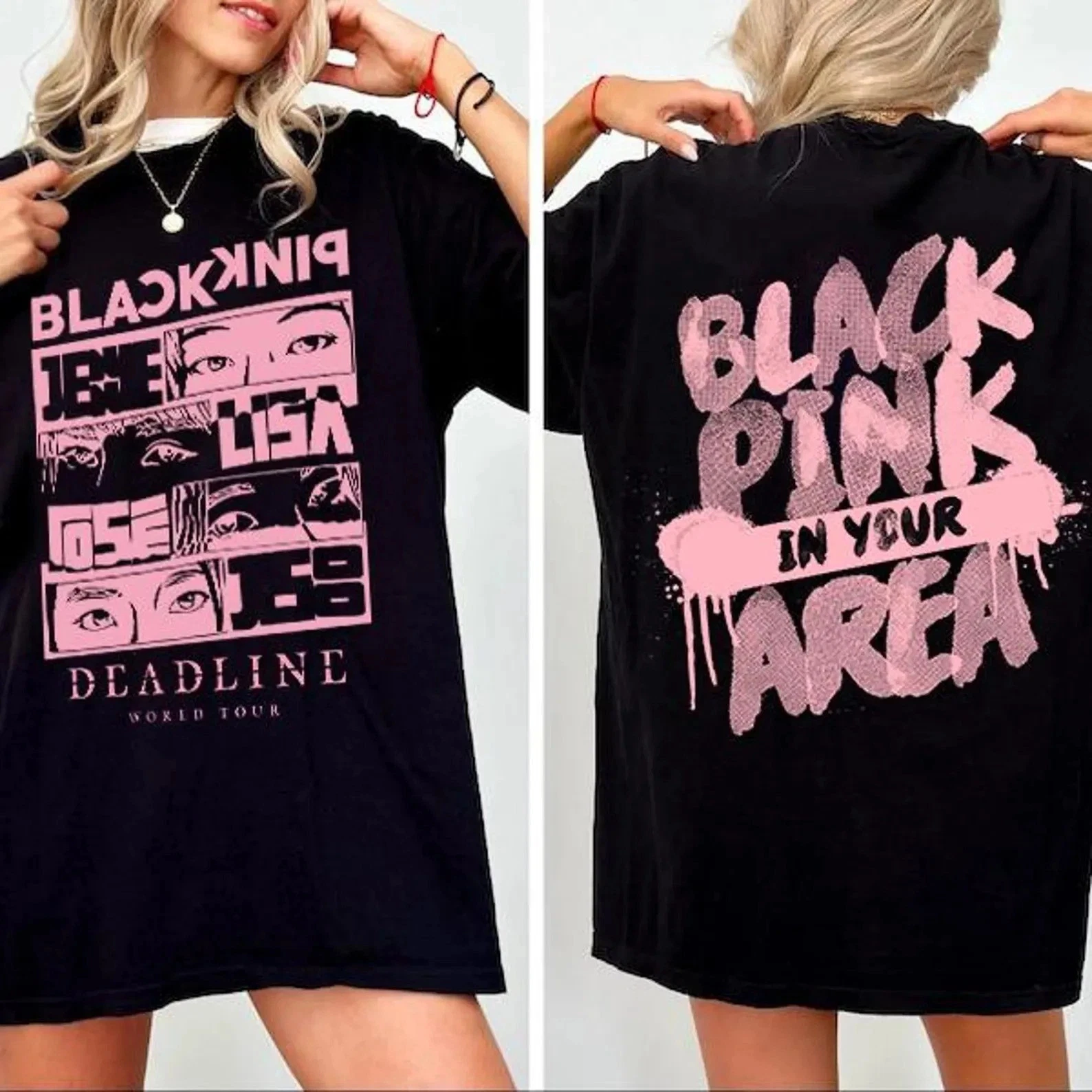 Black Pink World Tour T-Shirt, Black Pink Concert 2025 Shirt T-Shirt