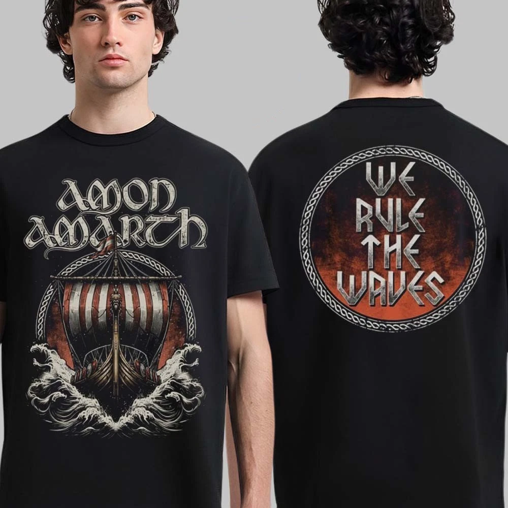 Amon Amarth We Rule The Waves Two Sided Shirt