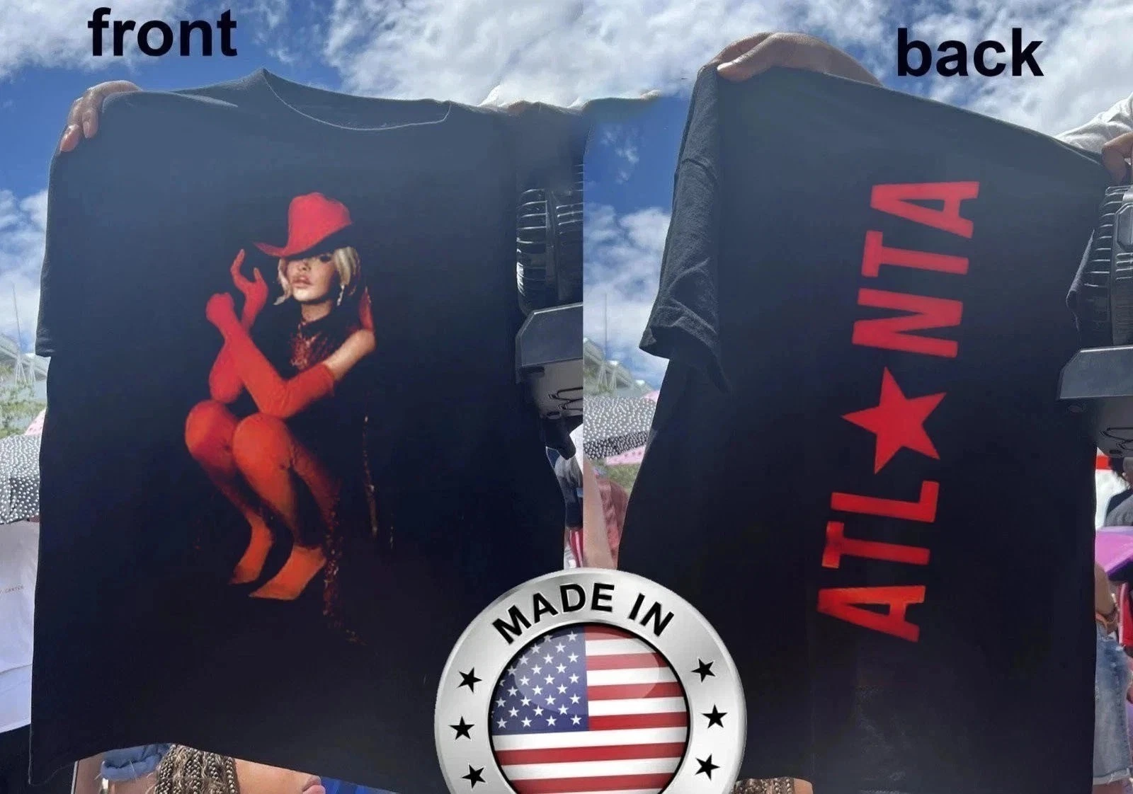 Beyonce Cowboy Carter Tour Atlanta 2025 Unisex T-Shirt Reprint