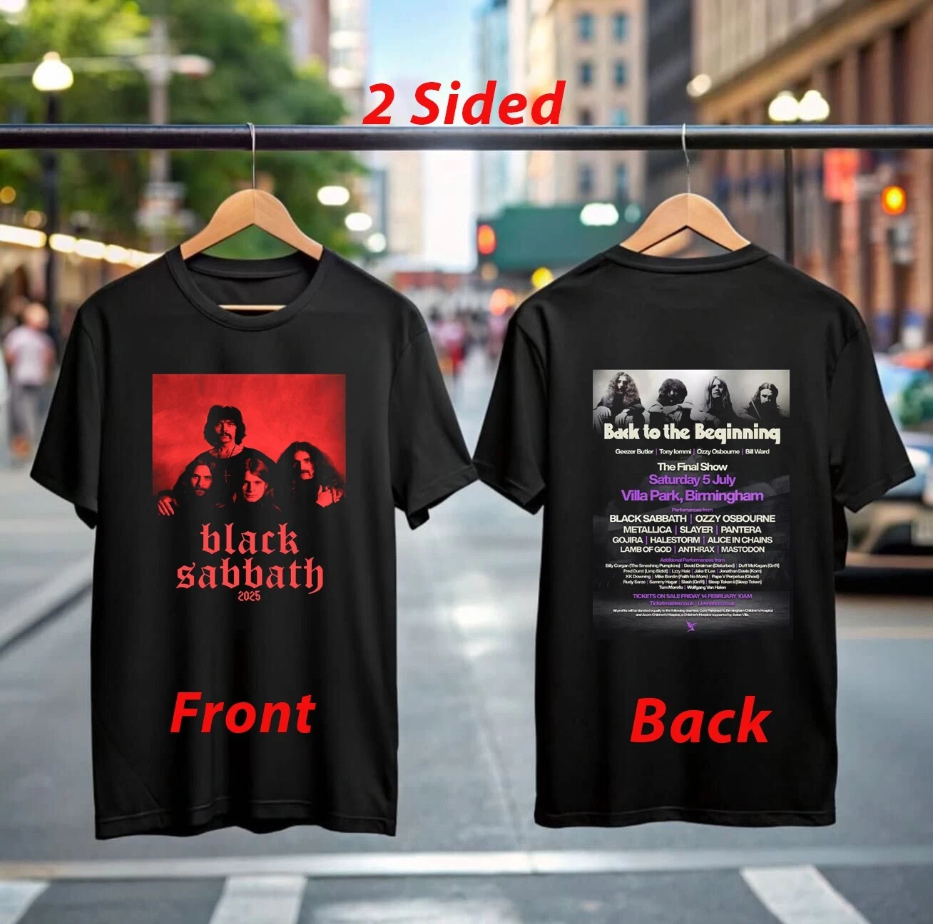 Black Sabbath Back To The Beginning 2025 T-Shirt, Thank You For The Memories