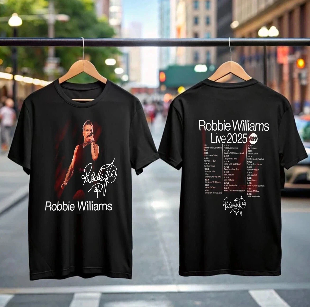 Robbie Williams Tour 2025 T-Shirt