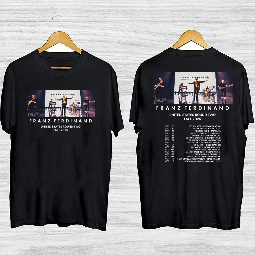Classic Franz Ferdinand Band Tour 2025 Unisex Unisex Shirt