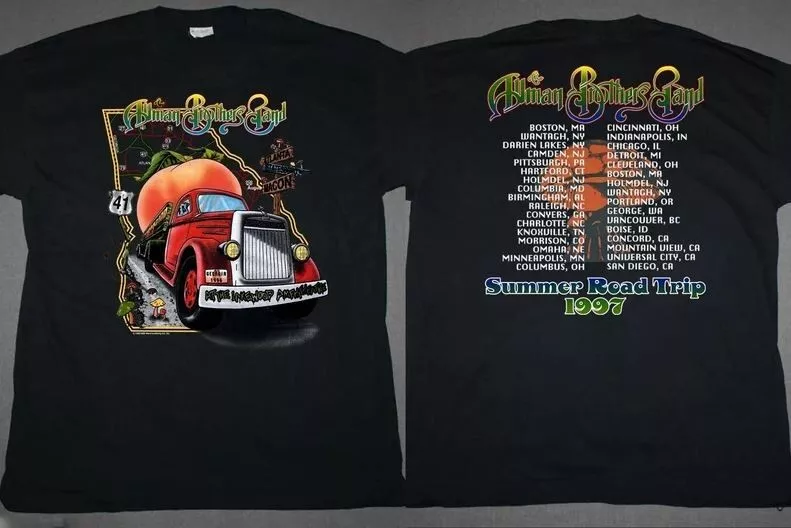 1997 The Allman Brothers Band Summer Road Trip Tour T-Shirt